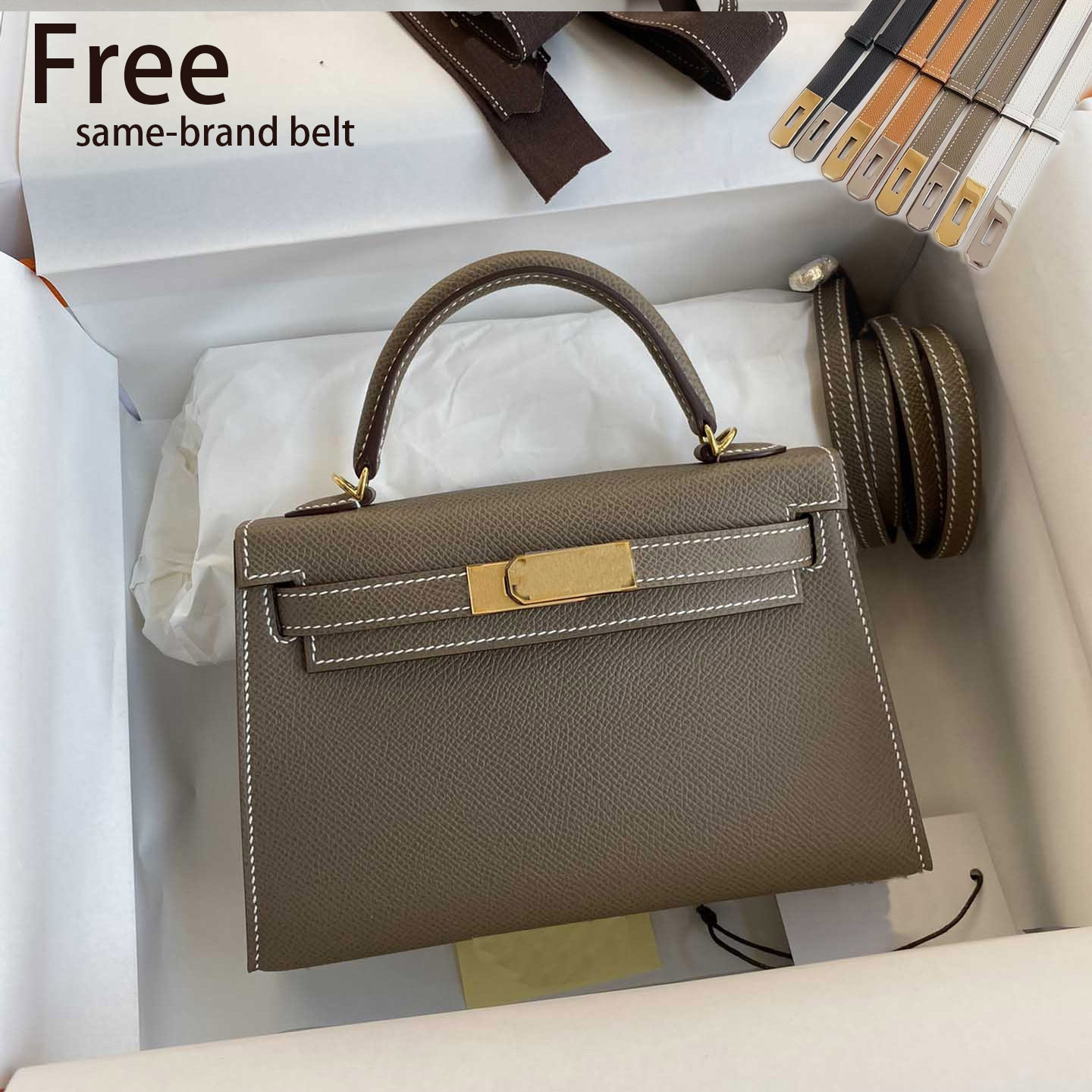 (Free same brand belt)designer bag for women shoulder bag12A mirror quality tote bag mini 19cm classic flap bags genuine leather quilted bag luxury