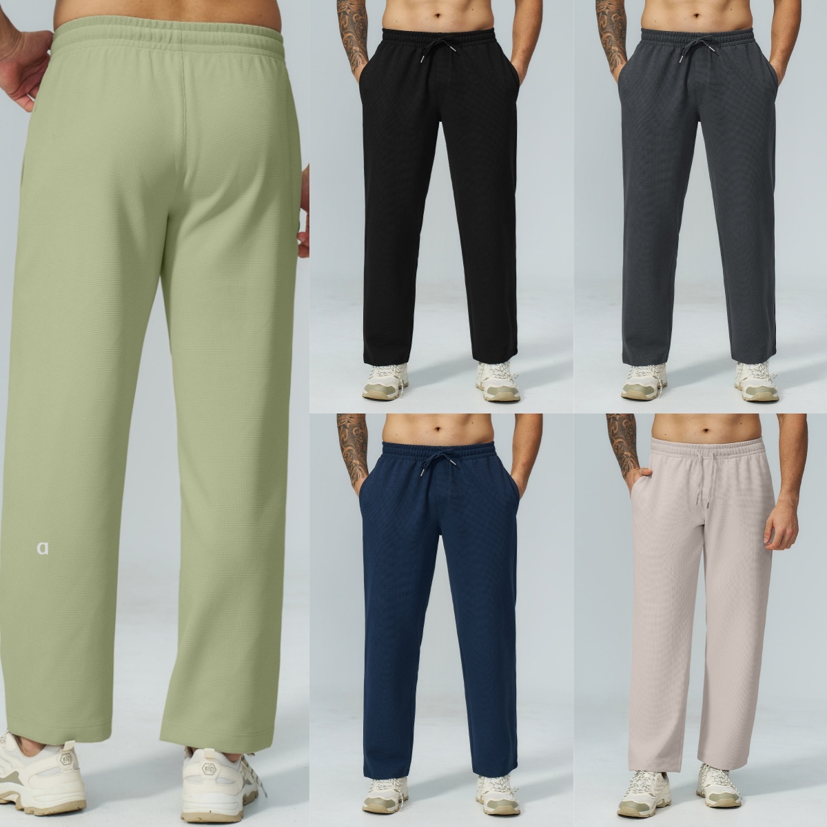 A2556 Pantalon de randonnée en plein air pour hommes en tissu confortable et respectueux de la peau pantalon de Sport décontracté pour hommes pan