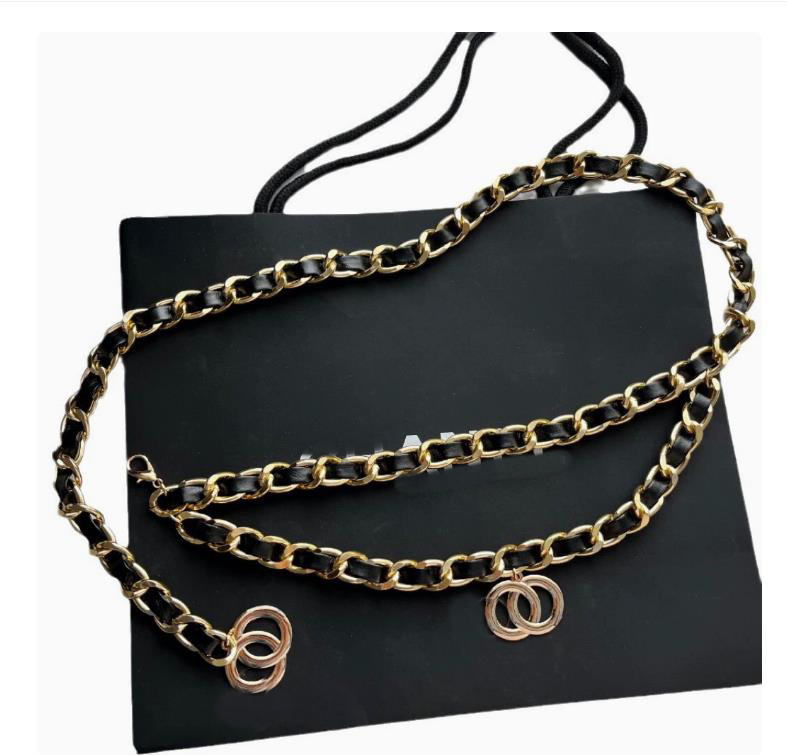 Fashion personality Belts For Women Designer Luxury Style Women's Waist Chain Letter Chain Belt High-End Dresses Sweaters Chains Belts