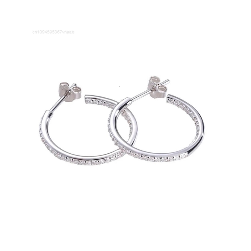Wholesale Good Quality Women's y 925 Silver Charm Earrings GRA Certified Claw Setting 260920