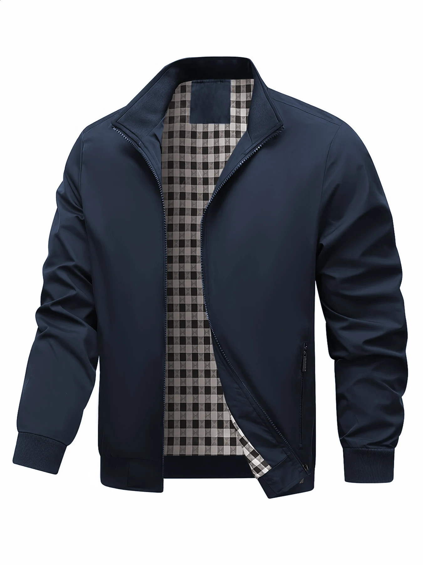 Plus-Size Jackets Trendy Men's College-Style Jackets Fashionable Plus-Size Men's Casual Outerwear for Spring and Autumn 260918