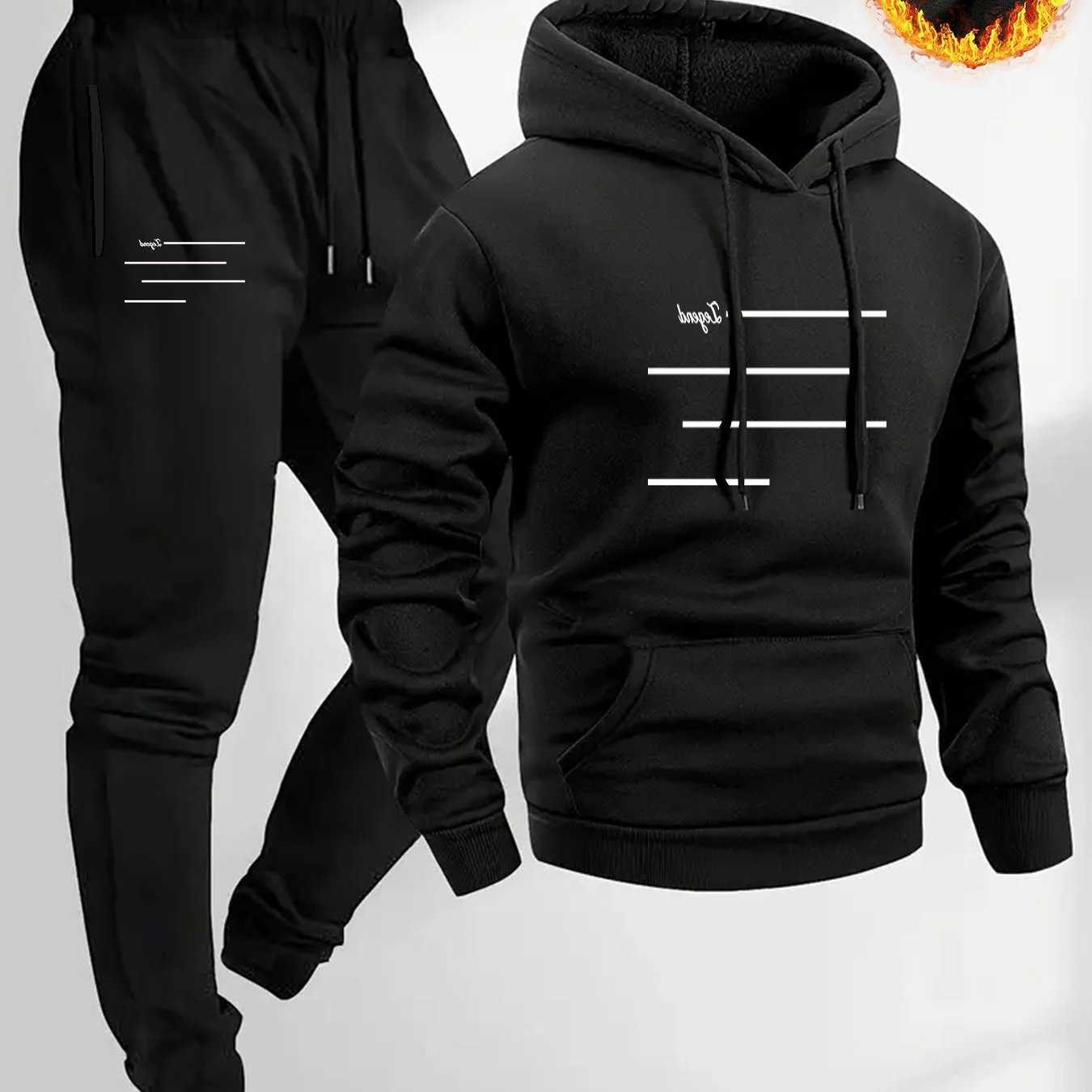 Newly Sweatshirts Men's designed Hoodies printed hooded sweatshirt for men men's sweatpants men's shorts casual wear set two-piece ad