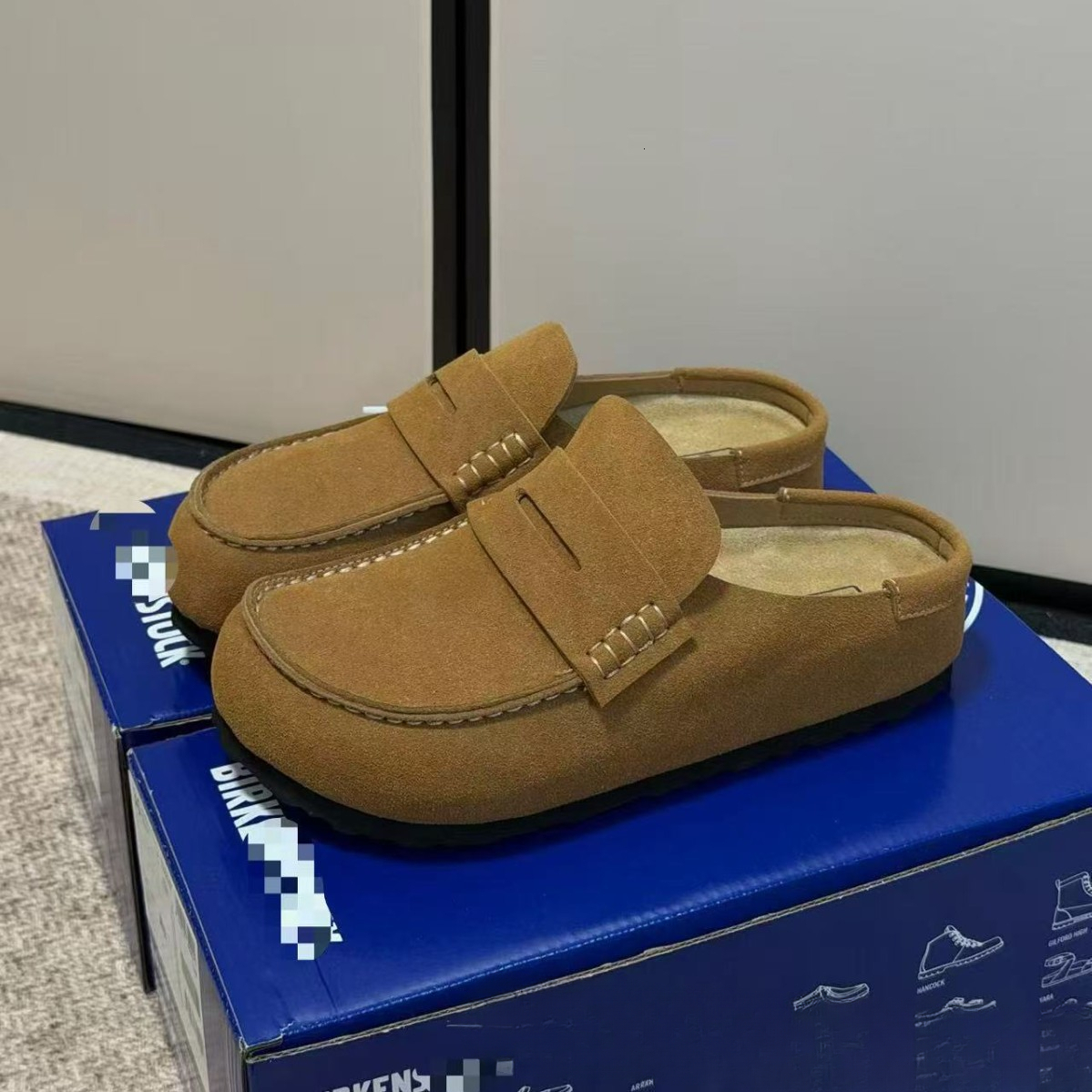 Designer Naples Slippers Wrapped Clogs loafers Sandals Clog Cork Flat High Quality Fashion Winter Summer Shoes Leather Slide Beach Women Men Size 35
