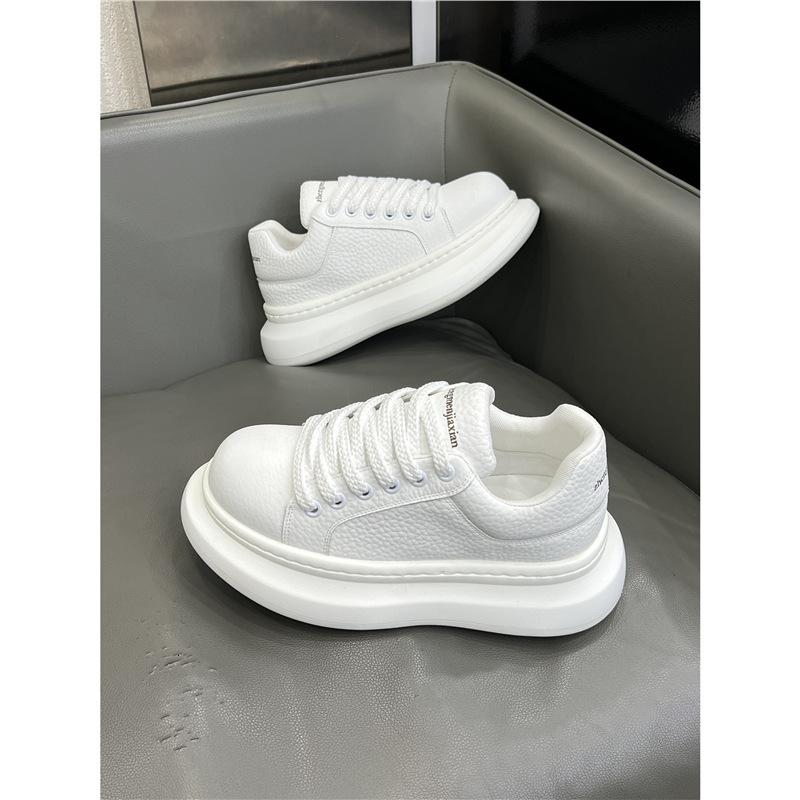 Men's 2025 Autumn New Color-Block Leather Big-Toe Designer shoes Dad Casual shoes Version Lightweight Thick-Soled Sports Casual Shoes