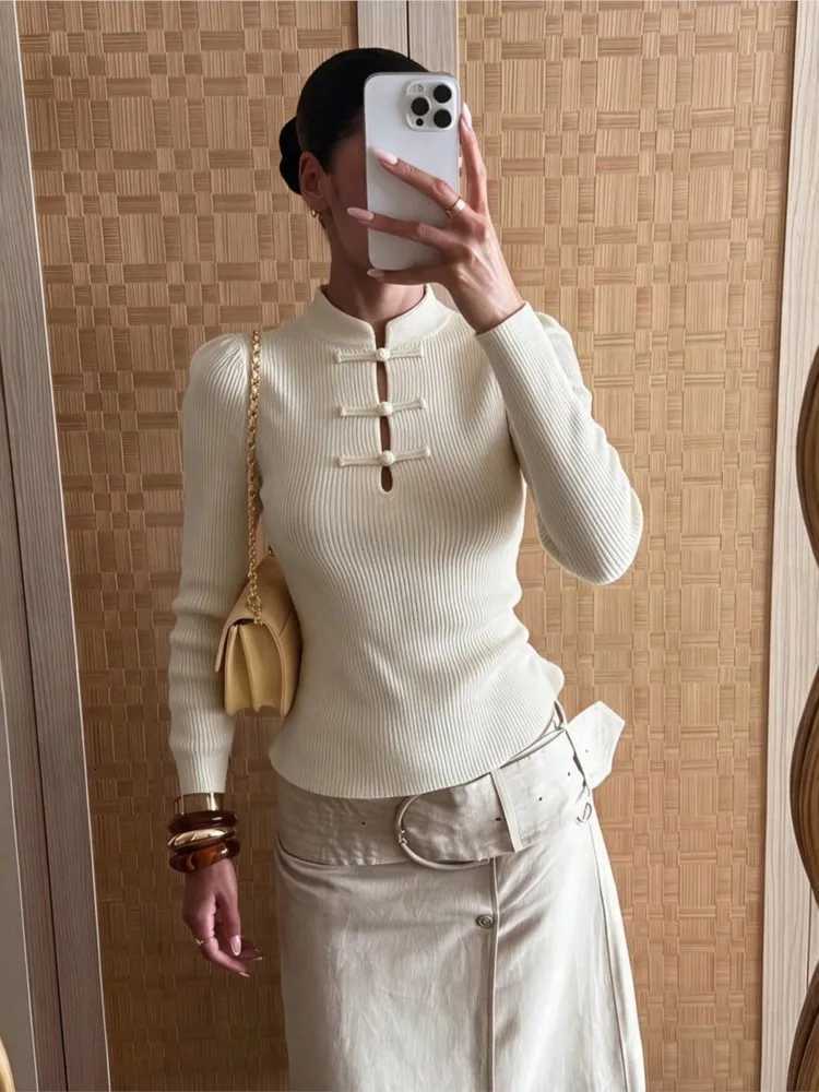 Women's T-Shirt MsChuh Autumn Women's Clothing Long Sleeves T Shirt Slim Solid Color Pullover All-match Loose Simple Style Casual Comforta