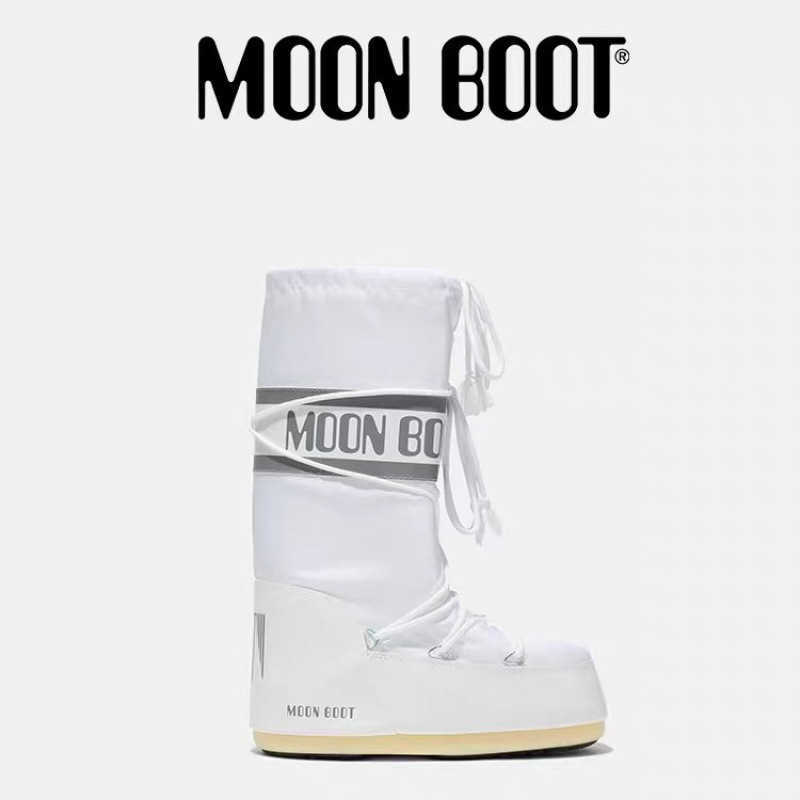 Botas de nieve altas clásicas de nailon ICON negras para hombre y mujer L26921