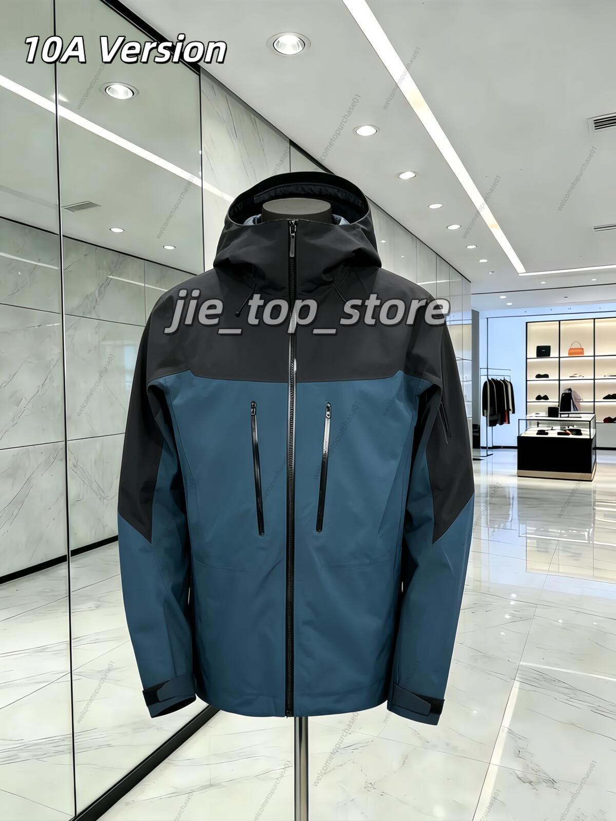 2026 10A Arcteryxismlyity Jacket Men Women Goretex BETA LT LW Hard Shell Zip Up Jacket Waterproof Hood Windbreaker Ski Jacket Designer ALPHA SV Jack