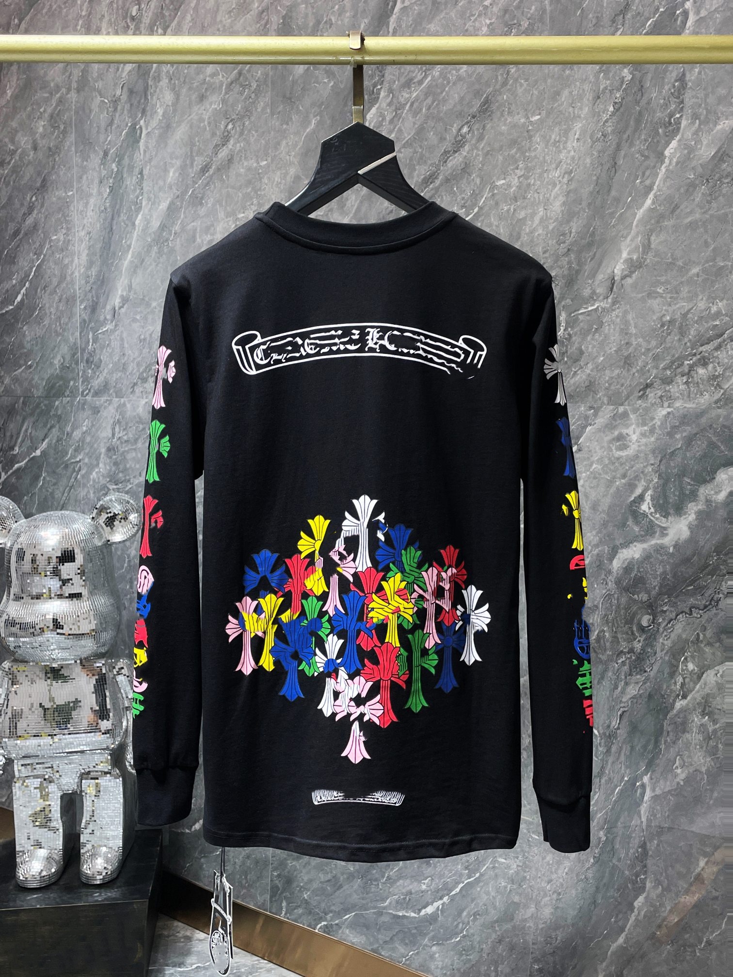 high quality 5a T Shirt New mens tshirt hoodie long sleeve designer shirts Graphic Tee designer t r Cotton Round Neck Tees Women Tshirt cross hoodie