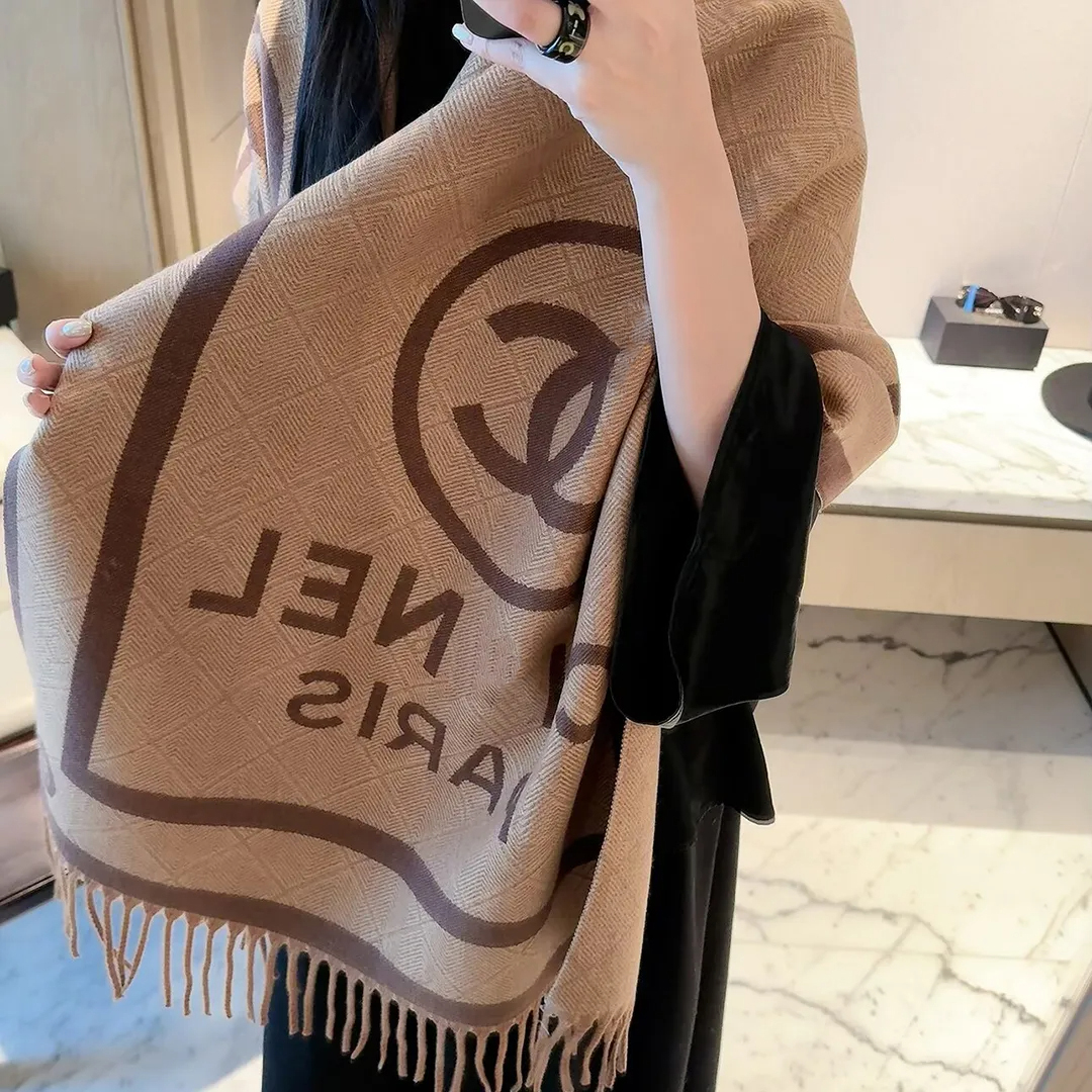 scarf designer scarf luxury scarf for women cashmere Stylish cashmere designer scarf full letter printed Soft touch warm wraps with tags winter bran