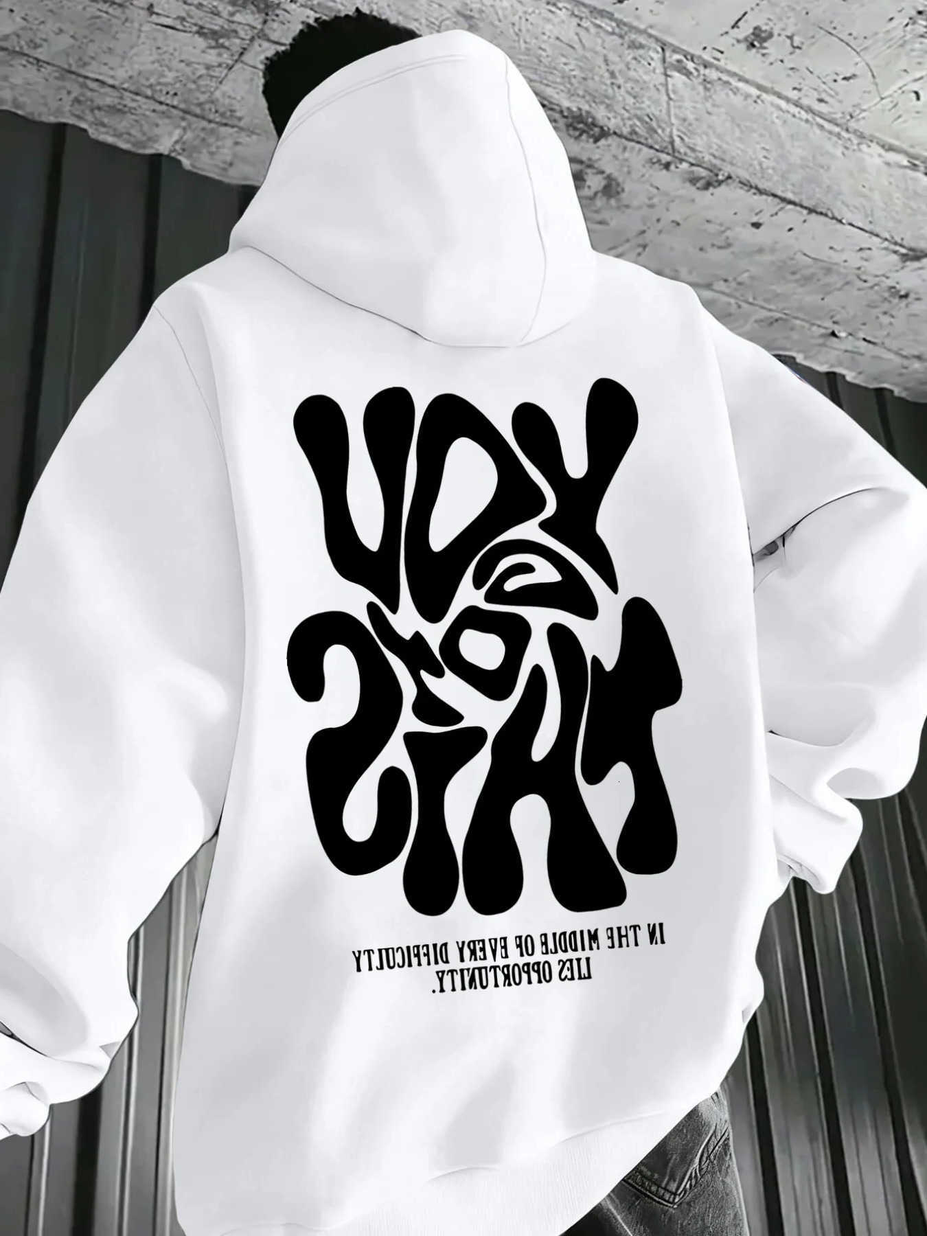 2026 Sweatshirts Men's Autumn Hoodies and winter new men's and women's hooded sweatshirt casual letter creative round neck hooded des