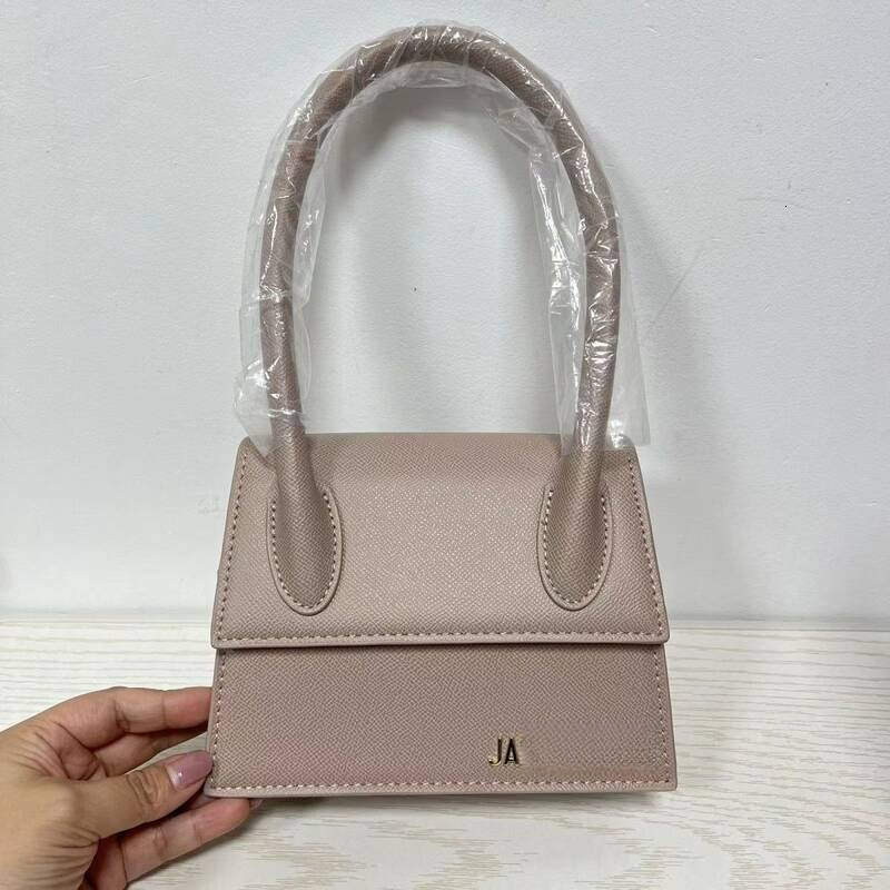 Jaquemeulys Bags Designer Handbag Faux Leather Mini Small Square Bag Solid Color Top Handle Satchel Luxury Elegant Jacquesmmus For Women Party Daily
