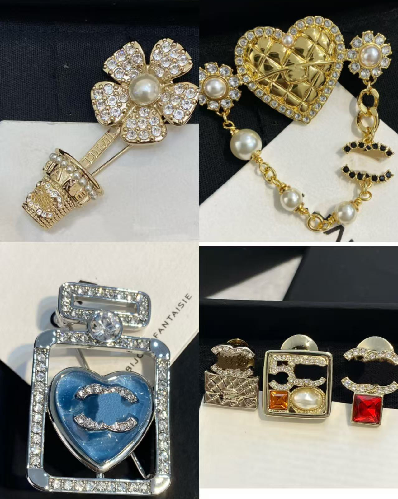 Designer bijpassende broches voor dames en heren met een hoogwaardige, elegante stijl.Nieuwe stijlpin voor jassen en luxe pakken.Bond.753