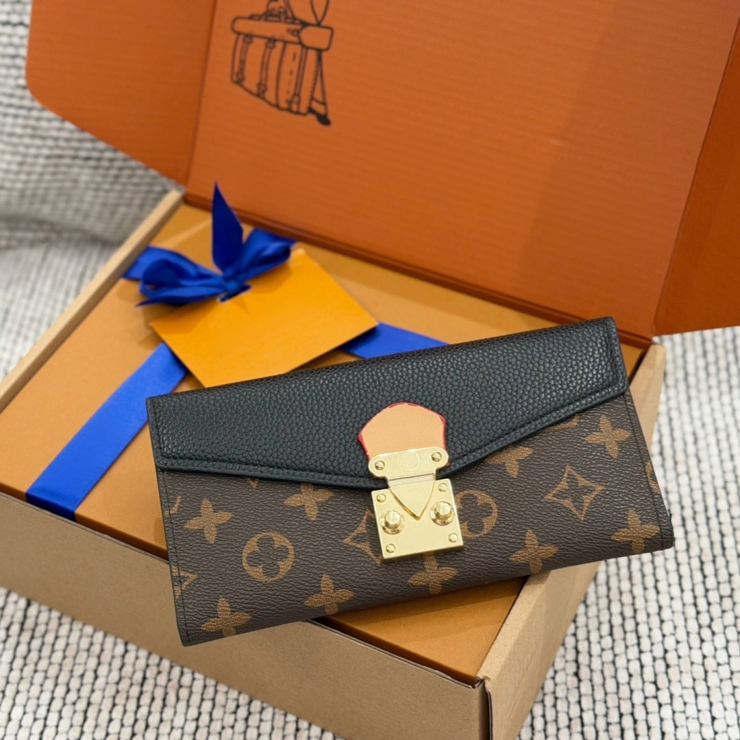New 5A High Quality Designe Long Purse Trends Retro Minimalism bag Classic Old Flower Purse Women Retro Clench Clamshell Capacity Multi Card Holder