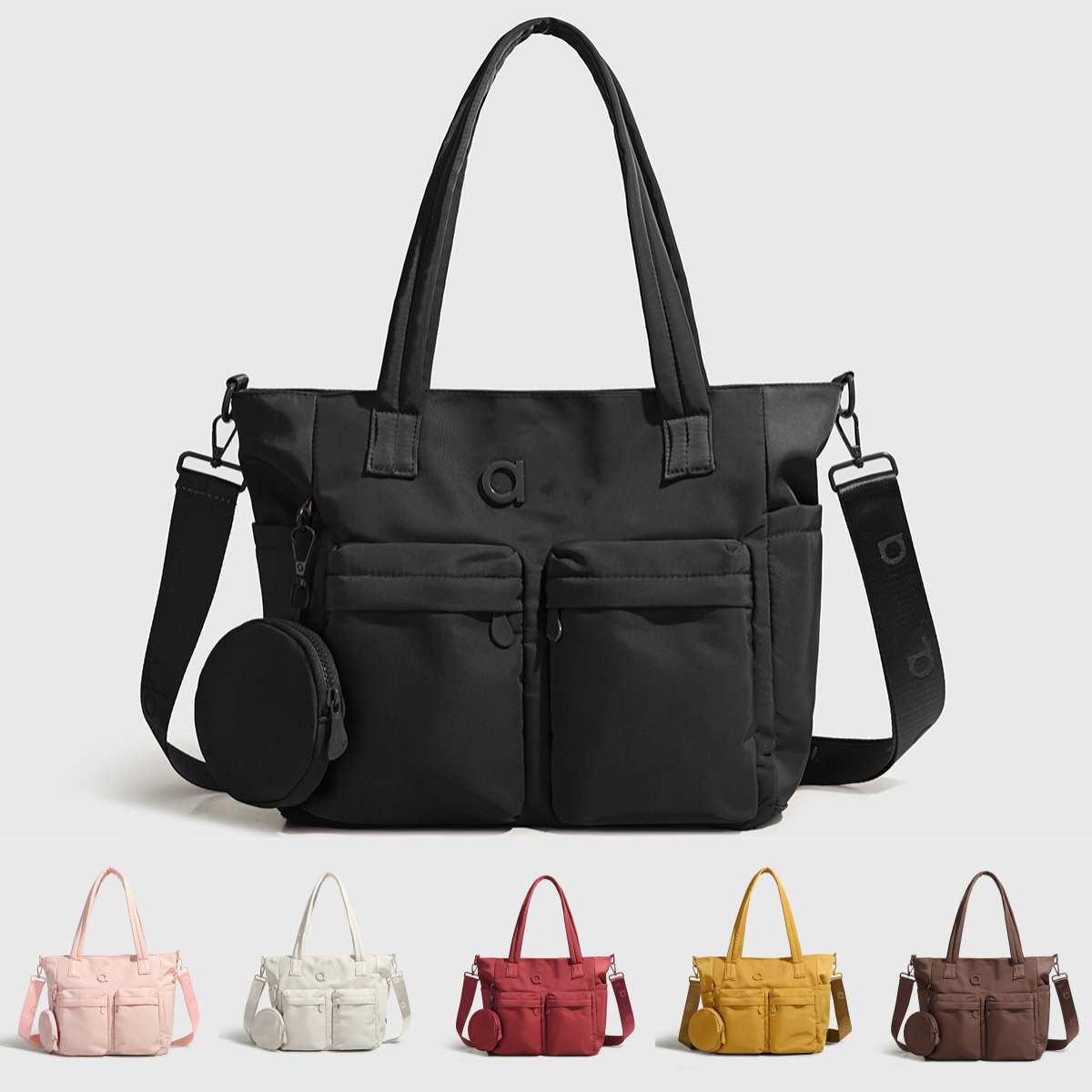 2708A Sac à main de voyage à bandoulière unique pour femmes à la mode de grande capacité sac à bandoulière décontracté sacs à breloques sac de gr