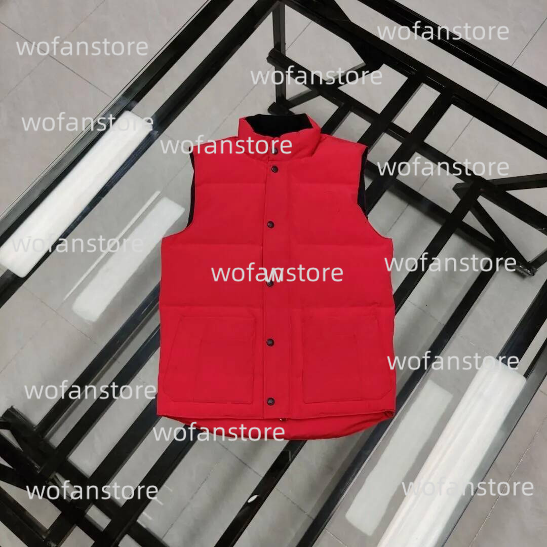 Mens Vests Designer Jackets Men Vests Top Canadian Puffer Jacket Femme Gilet Parka Zipper Button Letter Embroidery Slim Outerwear Windbreaker Men Wo