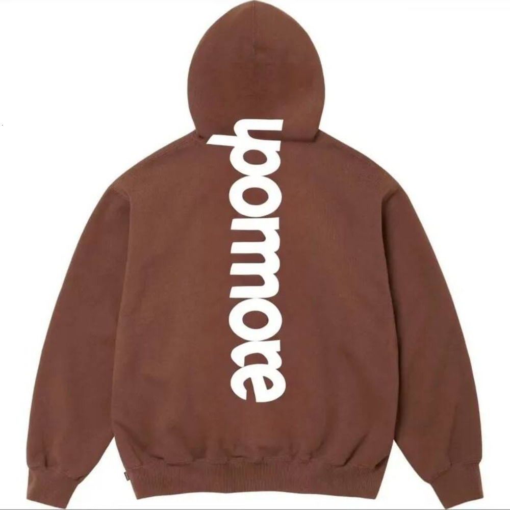 Supreem Designer Minimal Street Style Hooded Sweatshirt, Adjustable Drawstring Hood, Ribbed Cuffs And Hem, Daily Classic Drop Shoulder Casual Pullov