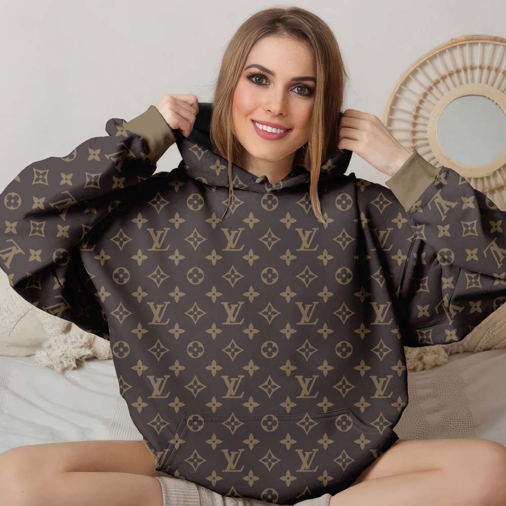 Designer mens womens hoodies designer autumn and winter checkered hoodie loose pullover thick long sleeved cardigan sportswear