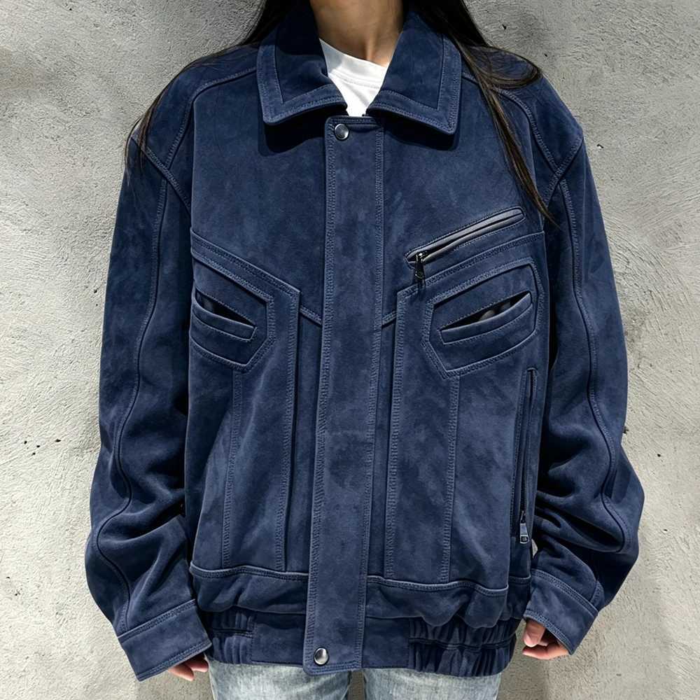 Suede Jacket Oversized Coat Women Real Leather Bomber Jacket Premium Jacket For Ladies C260921