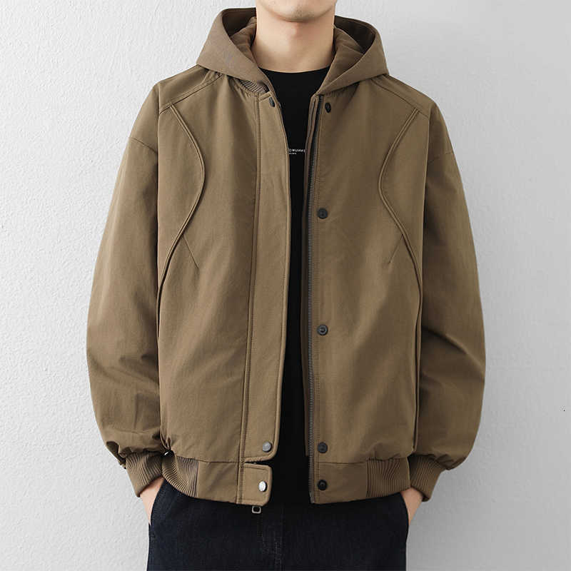 Arrival Parkas New Men's Down Men's Casual Hooded Duck Down Jacket 2026 Winter Windproof Warm Puffer Coat Outwear Loose Thick Padded Tops