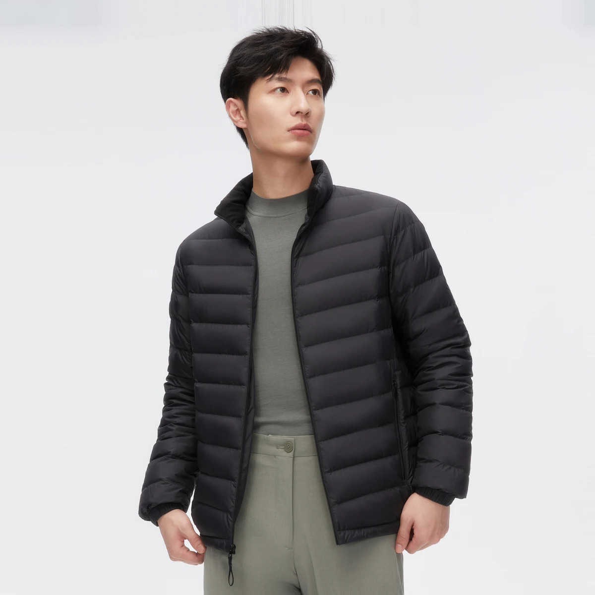 Piumino BOSIDENG Piumino leggero da uomo Piumino resistente all'acqua Cappotto invernale con colletto rialzato per viaggi all'aperto 1005 C260922