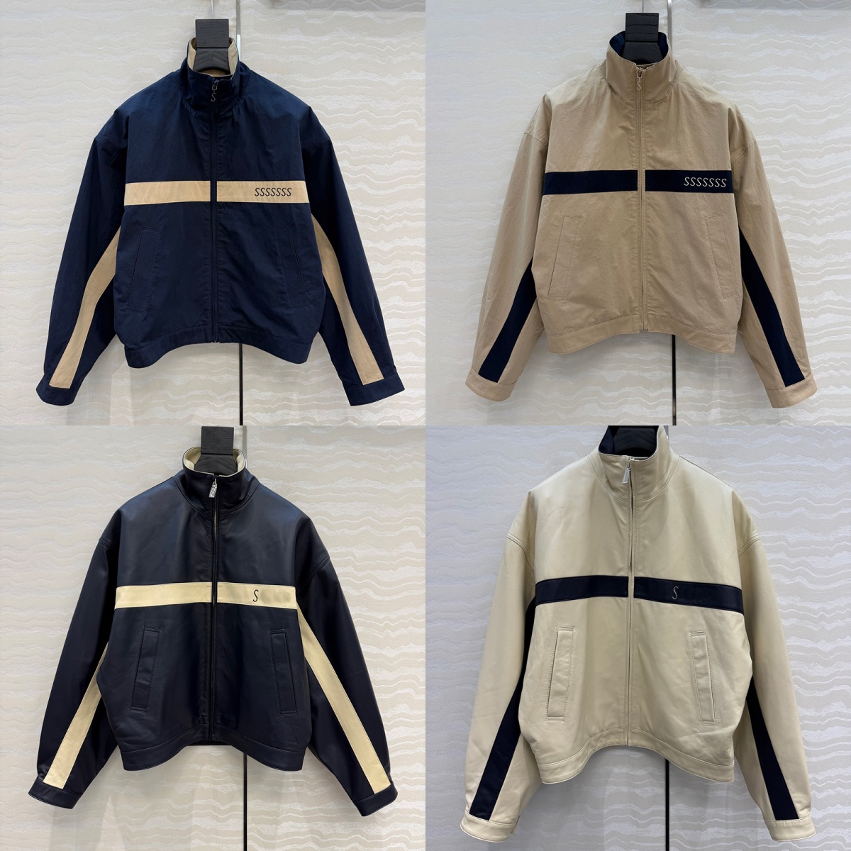 Veste de styliste de couleur contrastée pour femmes, charmante veste de Baseball haut de gamme, Style de rue rétro Punk Simple, vêtements d'extér