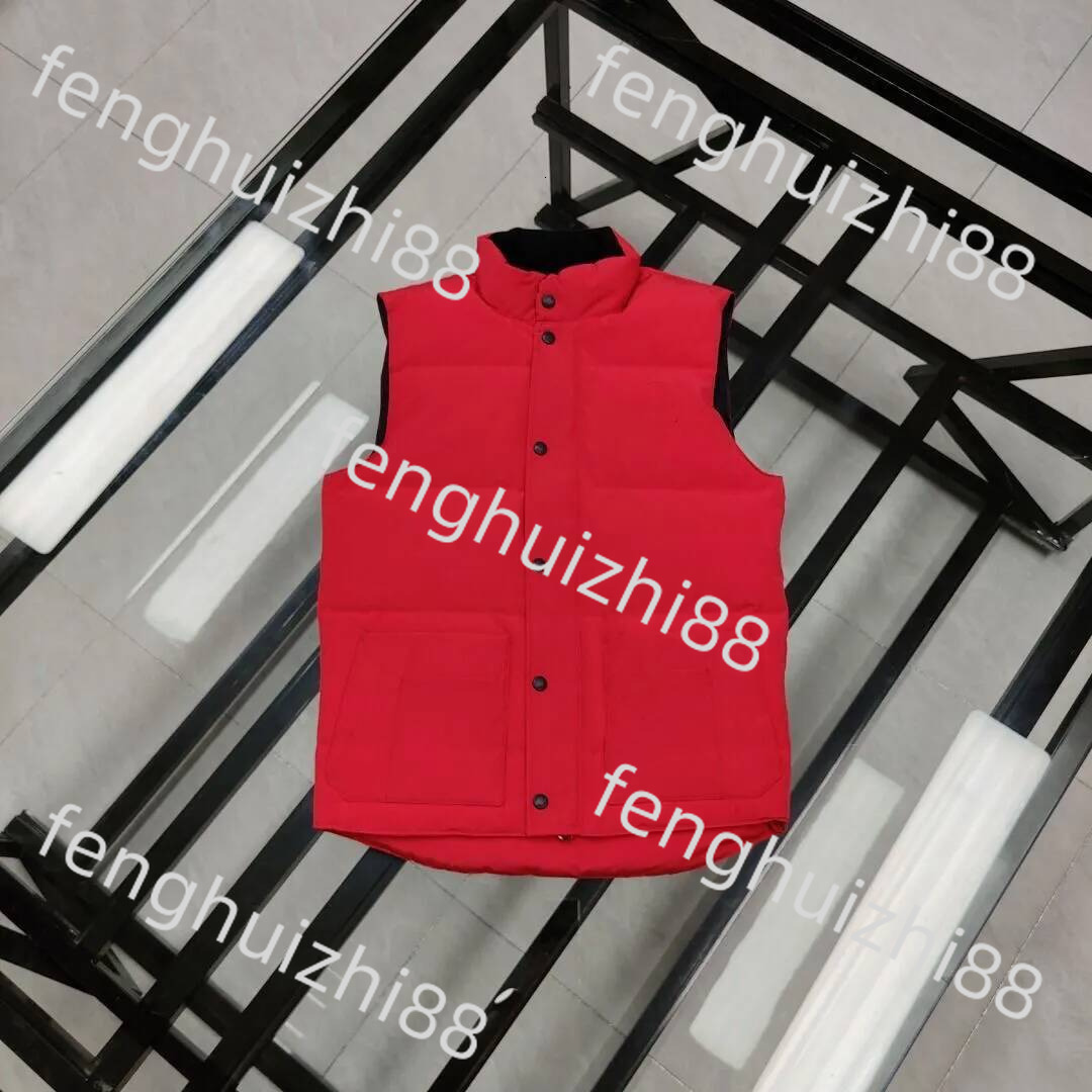 Designer Mens Vests Jackets Men Vests Top Canadian Puffer Jacket Femme Gilet Parka Zipper Button Letter Embroidery Slim Outerwear Windbreaker Men Wo