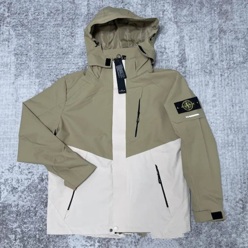 Stone Jacket Designer Trendy Brand Topstoney Compass Badge Jacket Spring And Autumn Outdoor Fashion Windproof Jacket Men's Workwear Stones Jack