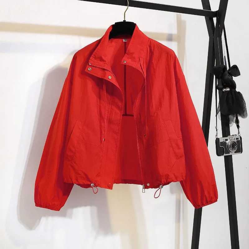 Women's Jackets Summer Thin Windbreaker Womens New Sunscreen Clothes Female Breathable Shirt Jacket with Female Outerwear Short Coat Ladies Top