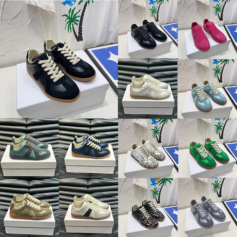 Designer shoes Army Trainer margielalies gats Black Gum MM6 Sneakers White Grey painter Nude Shoes Men Women Casual Shoe margela gats Mens Womens Tr