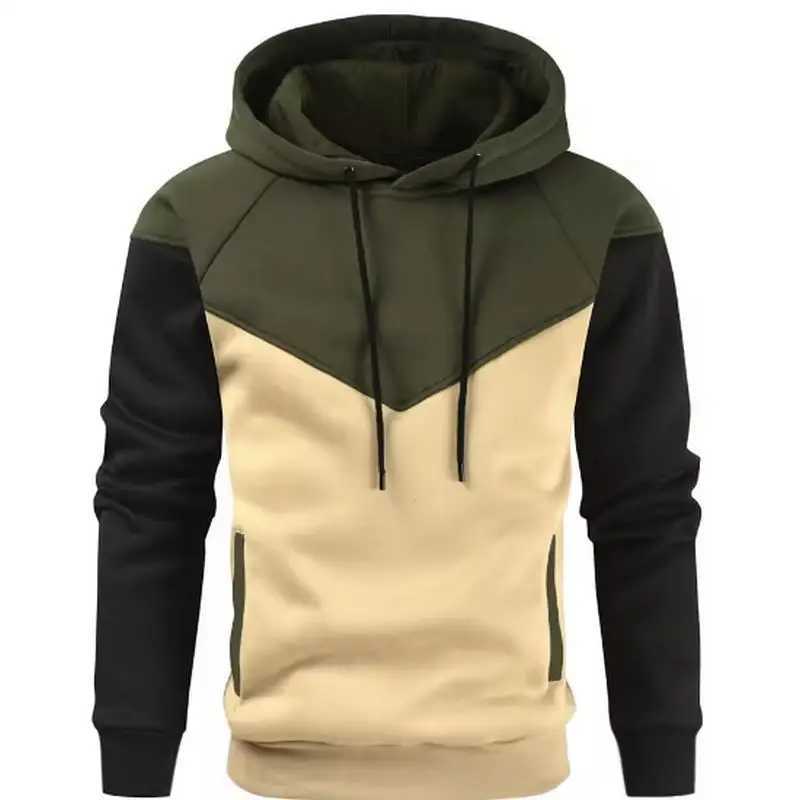 Solid color men's hoodie grab flce warm men's sweatshirt Fashion strt casual men loose breathable jumper brand hoodie S26092203E0
