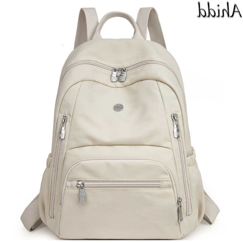 for Backpack Style Casual Daypack Woman Waterproof Nylon Backpack Simple Large Capacity Bookbag Lightweight School Backpacks Ladies Travel Bags H260