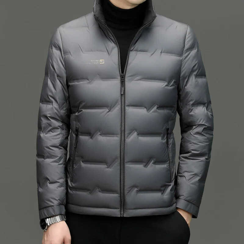 2024 Parkas Men's Winter Down light Luxury Down Jacket Ultra-light New Men's Jack Thickened Duck Down Warm Stand Collar Clothing Coat C260