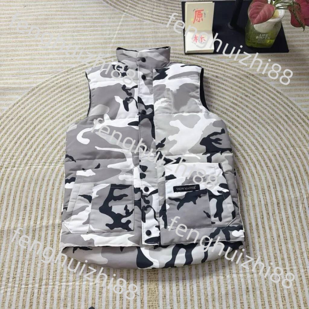 Designer Mens Vests Jackets Men Vests Top Canadian Puffer Jacket Femme Gilet Parka Zipper Button Letter Embroidery Slim Outerwear Windbreaker Men Wo