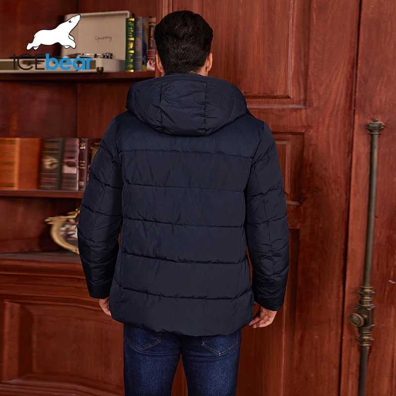 Down Parkas ICEbear 2024 Men's Men's Winter Jacket with Zipper Filling Regular Fashion Padded Men's jackets MWD4287I C260922