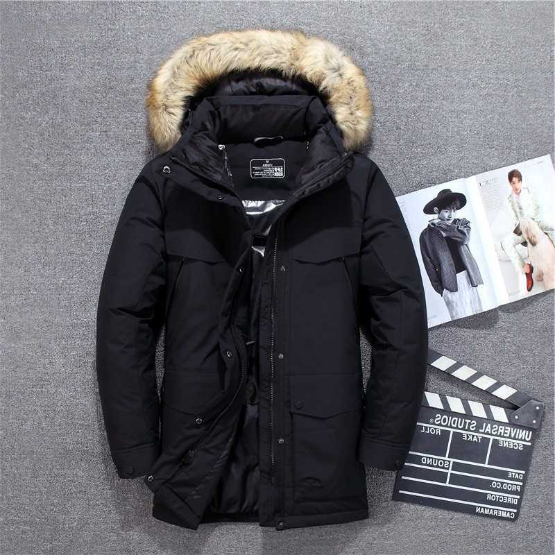 Down Parkas New Men's Down Jacket Fashion 90% Duck Down Hardshell Ski Anti-Cold Parka Casual Daily Style Autumn Winter Puffer Coat C260922