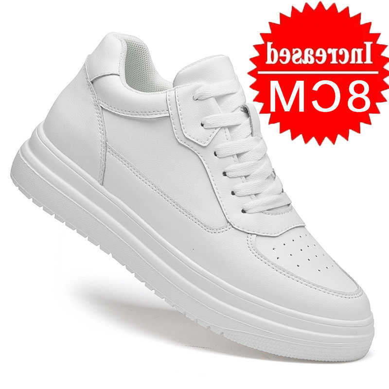 Casual Shoes High Quality Men Sneakers Elevator Shoes for Men fashion Casual Shoes Comfortable Leather Sports Shoes Height Increase 6/8/10cm D260922