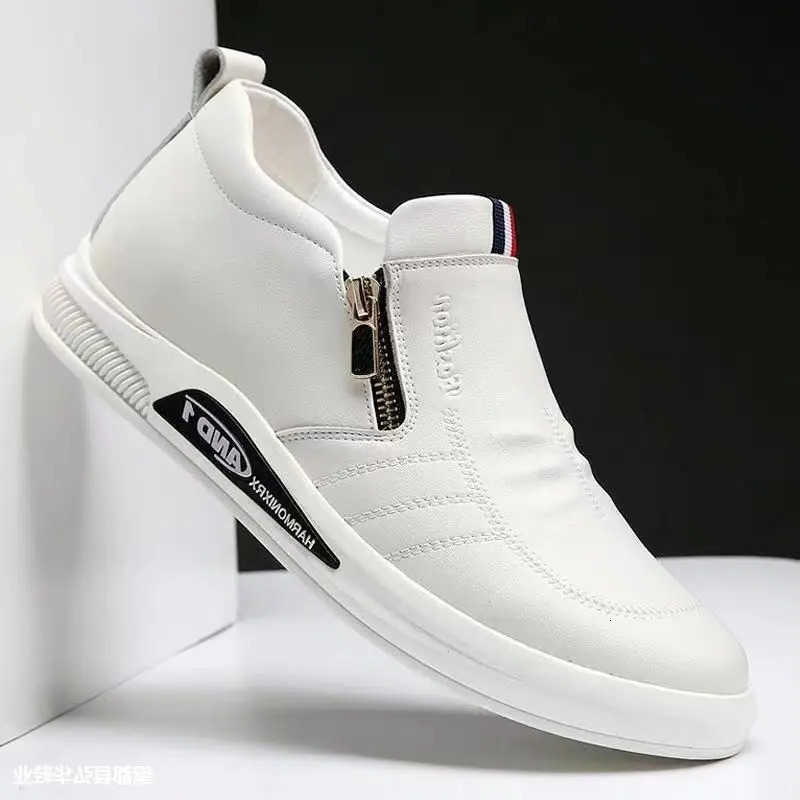 Casual 2024 New Casual Shoes Leather Shoes Men fashion Loafers Autumn Slipon Flat Business Shoes Man Sneakes Comfort Zapatos D260922