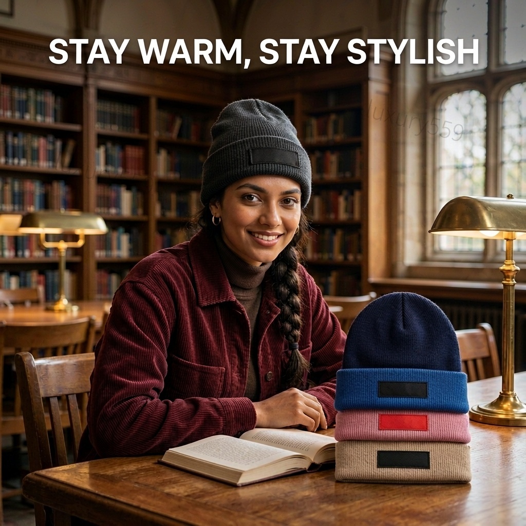 Designers Premium Wool Beanies Stylish Winter Accessories for Both Genders High Quality Luxury Wool Beanie Cozy Unisex Beanies Winter Hats for Men W