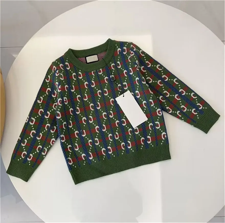 Kids Designer Clothes Children's Sweaters Kids Coat Suitable for boys and girls. Fall/Winter Style. Children's Warm Letter-Printed Pullove