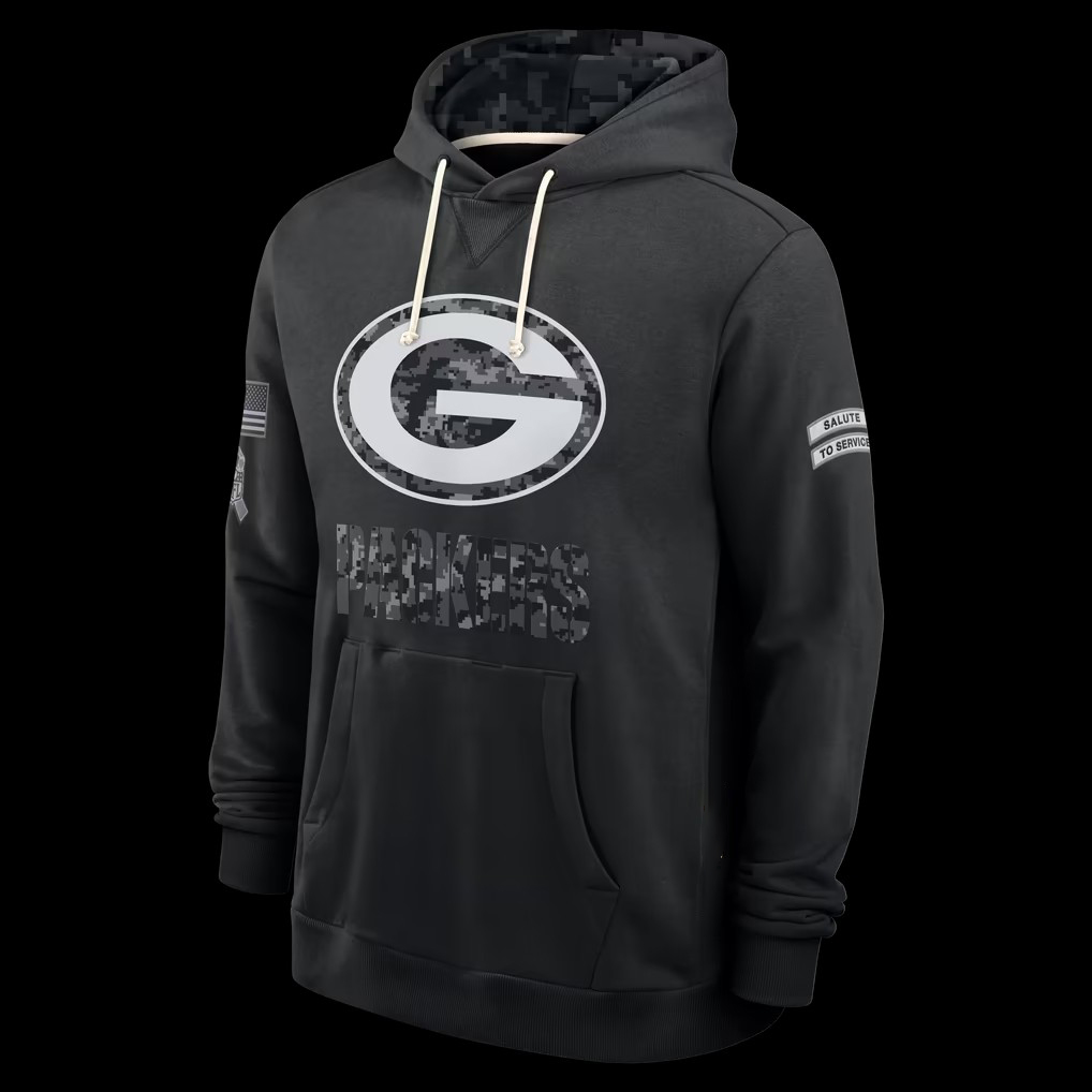 Personalized Custom 2026 2027 Salute to Service Pullover Hoodie Polyester Retro Classic Sportswear Any Name Any Number