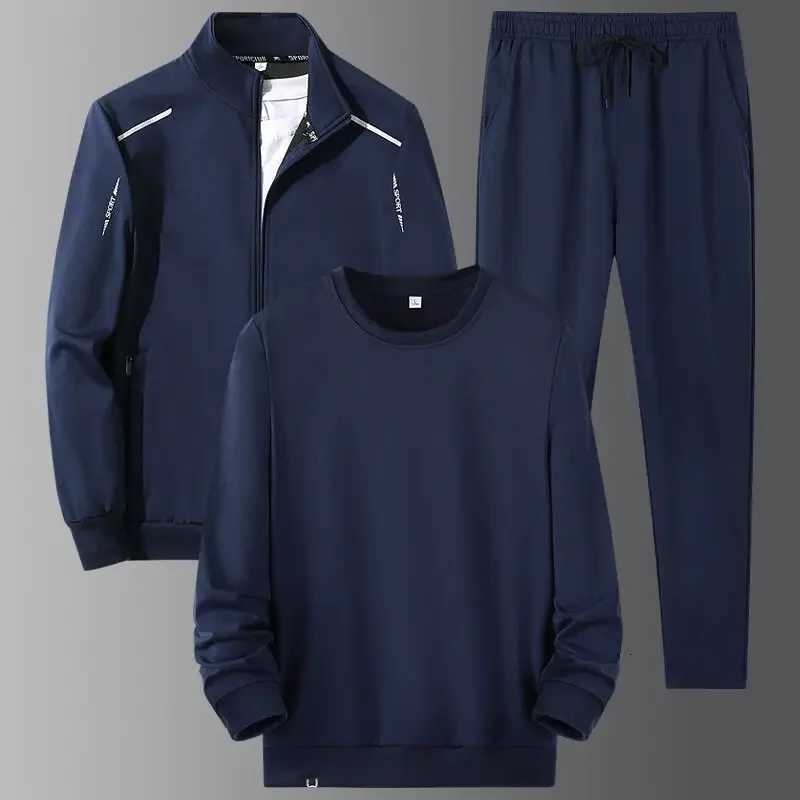 Tracksuits 8XL Men's Men's Tracksuits Unisex Jogging Suit Fashion Brand 3 Pieces Set Tracksuit Mens Spring Autumn Fashion Hoodies Sweatpan