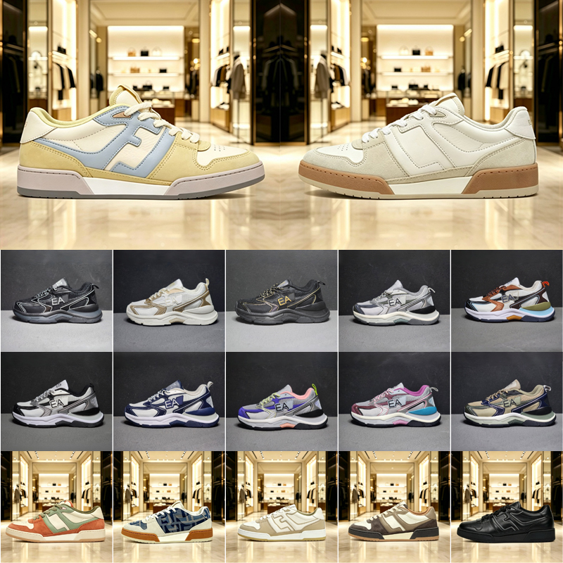 designer shoes Denim Skate Board Shoes Leather Printed Graphic Retro Versatile Daily Outdoor Casual Sneakers Hot Selling Men Street Footwear with bo