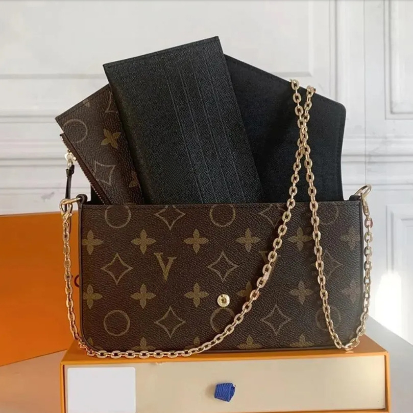 Designer Women Wallet Luxury Cosmetic Bag Fashion Slot CardHolder Classic Monogram Style Men Women Vintage Makeup Bag Purse