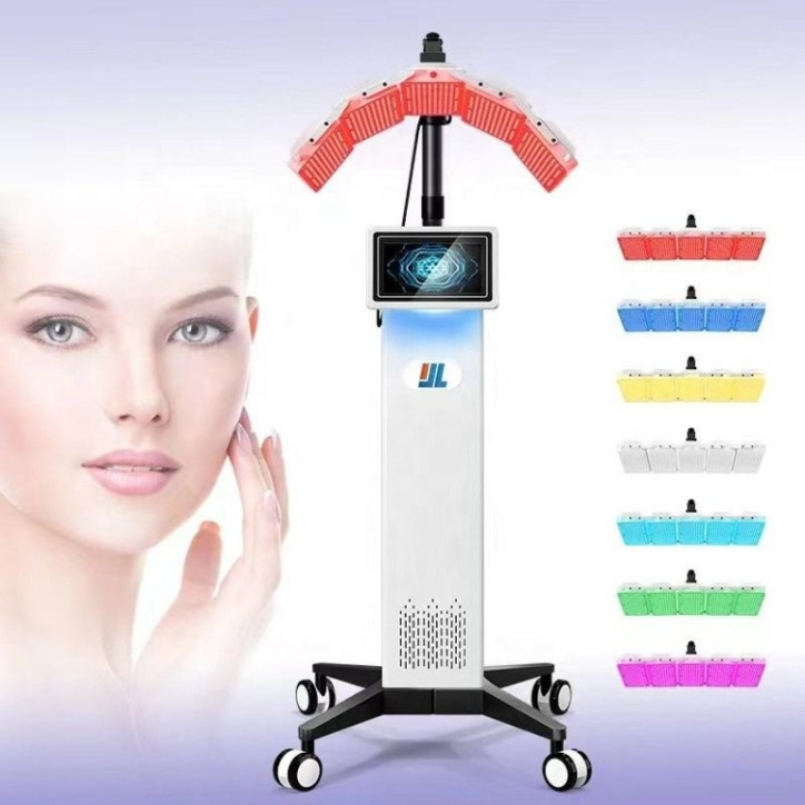 7 Colors Led Mask Professional Pdt Facial Led Red Light Therapy Light Skin Rejuvenation Machine Pdt Photo-Therapy For Face Lift Skin Rejuvenation Sc
