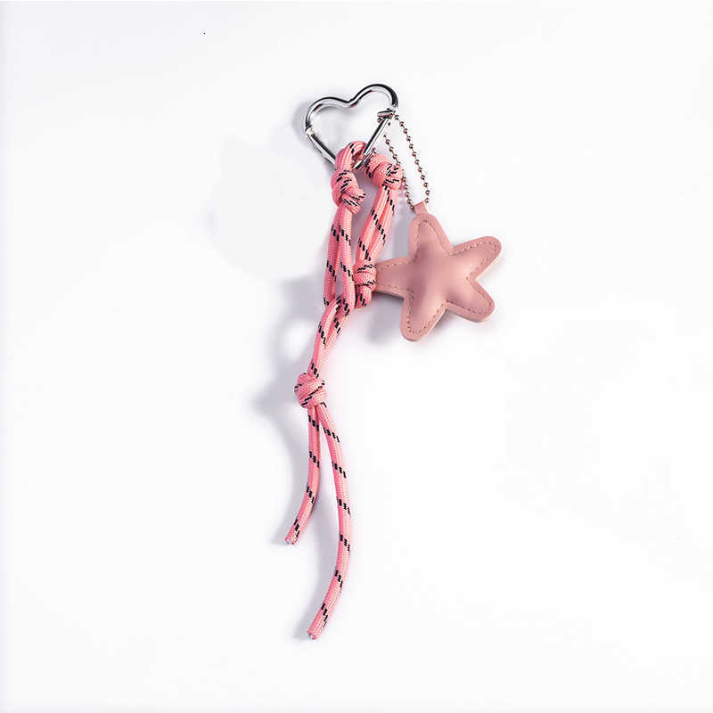 Key Bag Parts Accessories Bag Chain Simple Style Phone Pendant Chain Star Charm Strap Braided Rope Bag Hanging Decors Jewelry Gift Decoration H26092