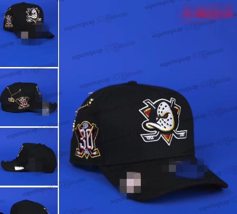Desinger Fan's Baseball A-Frame Ducks Adjustable Hat Men Women's Vintage Flat Ice Hockey LAS Sport Snapback Caps Street trucker cap Chapea