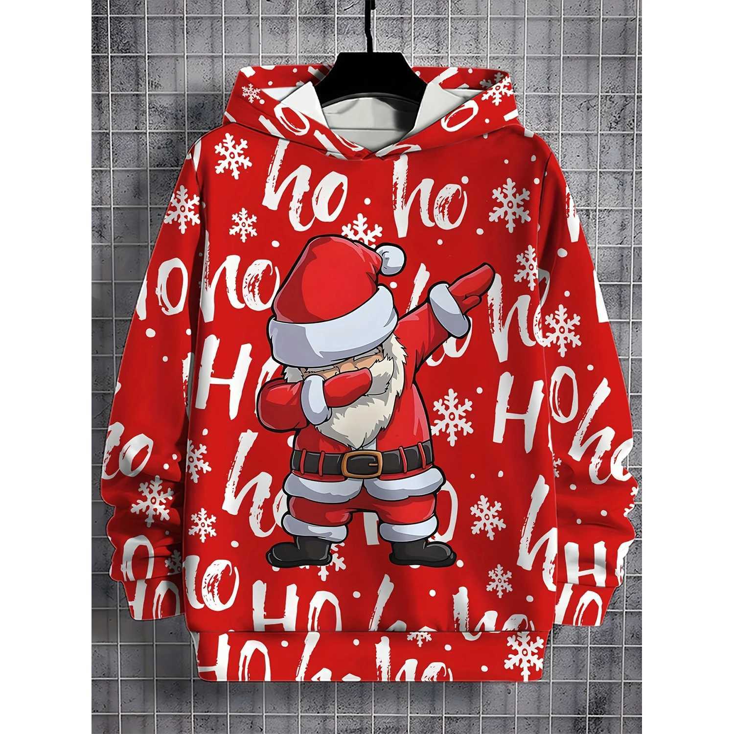 Hoodies Sweatshirts Christmas Santa Men's Claus 3D Printed Hoodies Men Women Casual Fashion Oversized Sweatshirts Hoodie Pullovers Tracksuit Ma