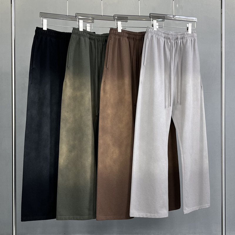 Plus Size Men Pants Spring Autumn Men Women Sweatpants Fashion Drawstring Wide Leg oversized Straight Track Pants Cotton Casual Loose Trousers Big &