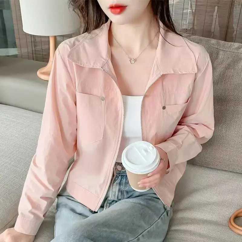 Women's Jackets 2025 Spring Summer New Sunscreen Women's Short Loose Coat Joker Thin Jacket Cardigan Female Sun protection clothing Outwea