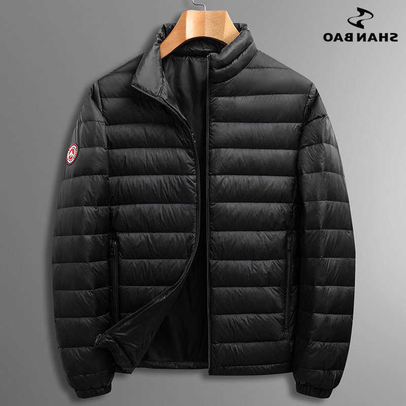 Down Parkas 4XL 5XL Men's 6XL 7XL lightweight down jacket 2026 winter brand clothing fashion armband men's casual big size loose warm down
